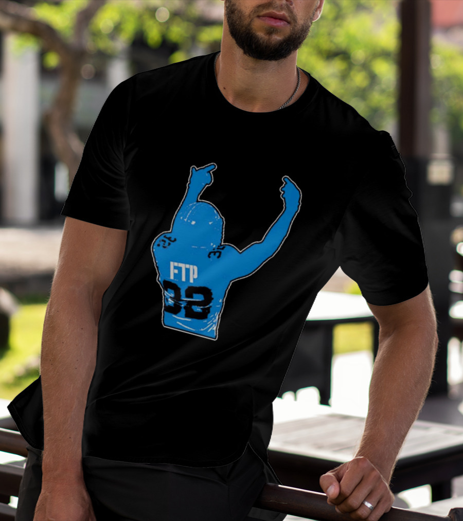 FTP 32 Brian Branch Detroit Lions NFL Sports T-Shirt
