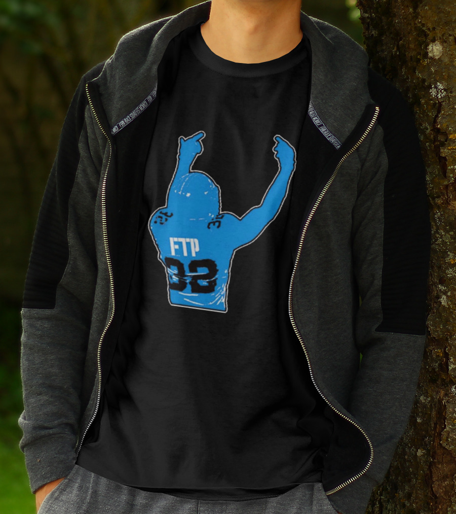 FTP 32 Brian Branch Detroit Lions NFL Sports T-Shirt