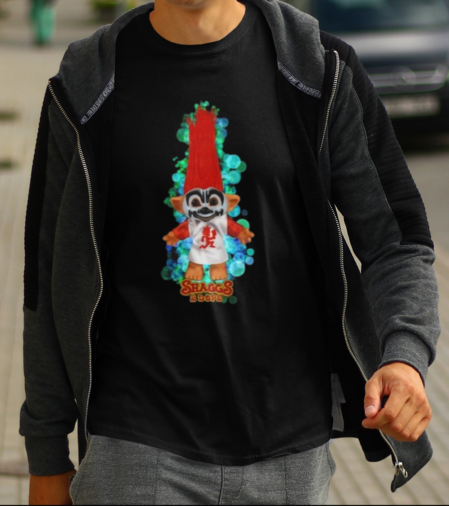 Shaggs 2 Dope Troll Doll With Red Hair And Insane Clown Posse Face Paint T-Shirt