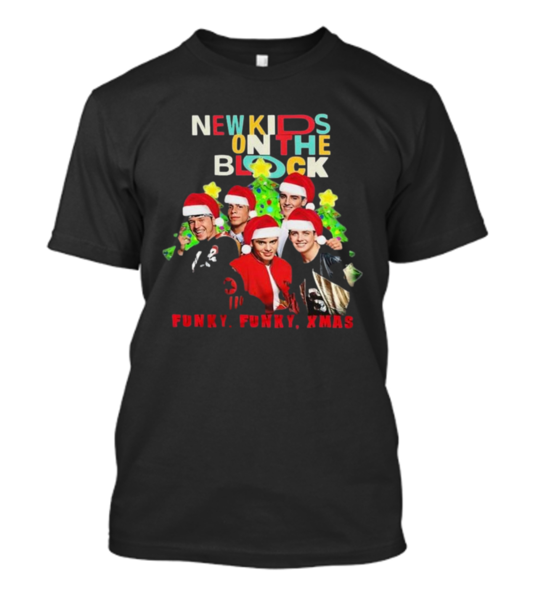 New Kids On The Block NKOTB Funky Funky Xmas Christmas T-Shirt