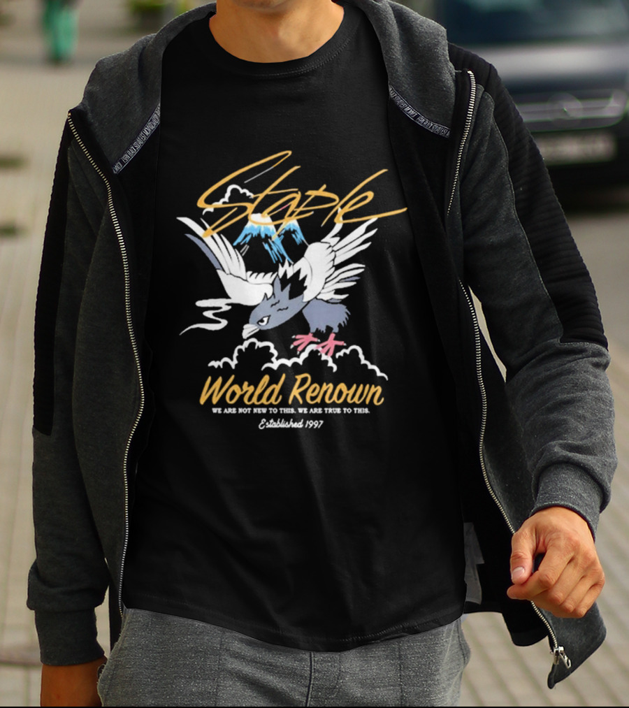 Staple Moonrise World Renown We Are Not New To This We Are True To This Established 1997 Eagle T-Shirt