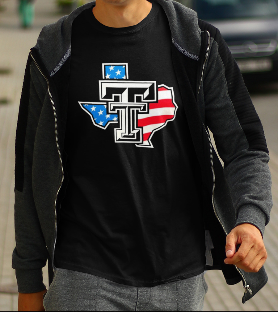 Texas Tech Red Raiders Texas America Celebrate Donation T-Shirt