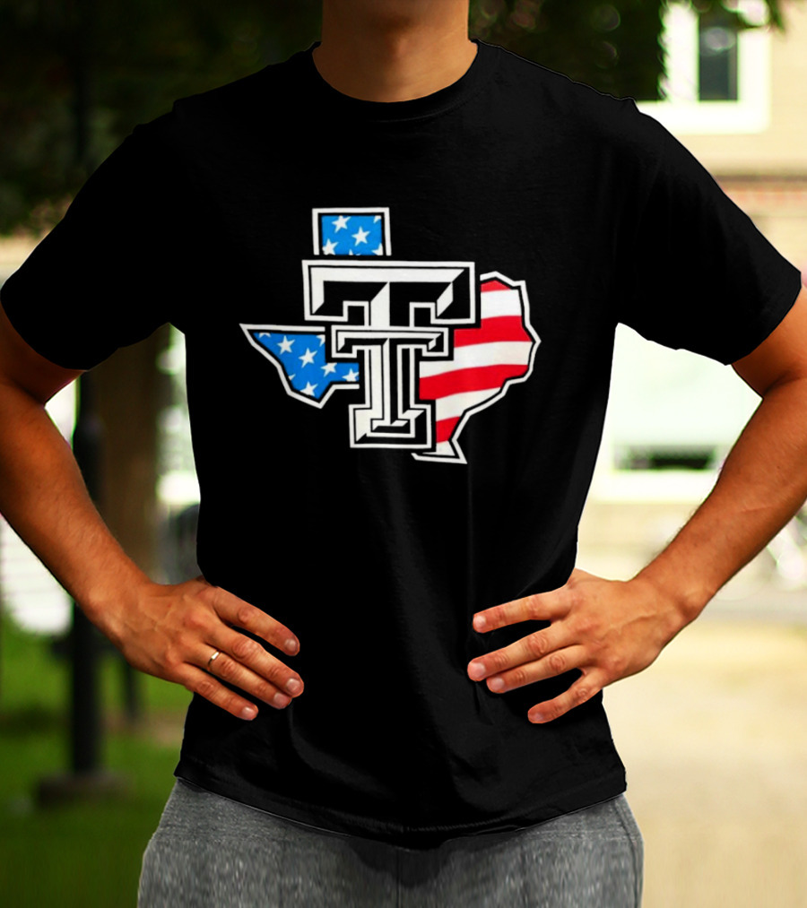 Texas Tech Red Raiders Texas America Celebrate Donation T-Shirt