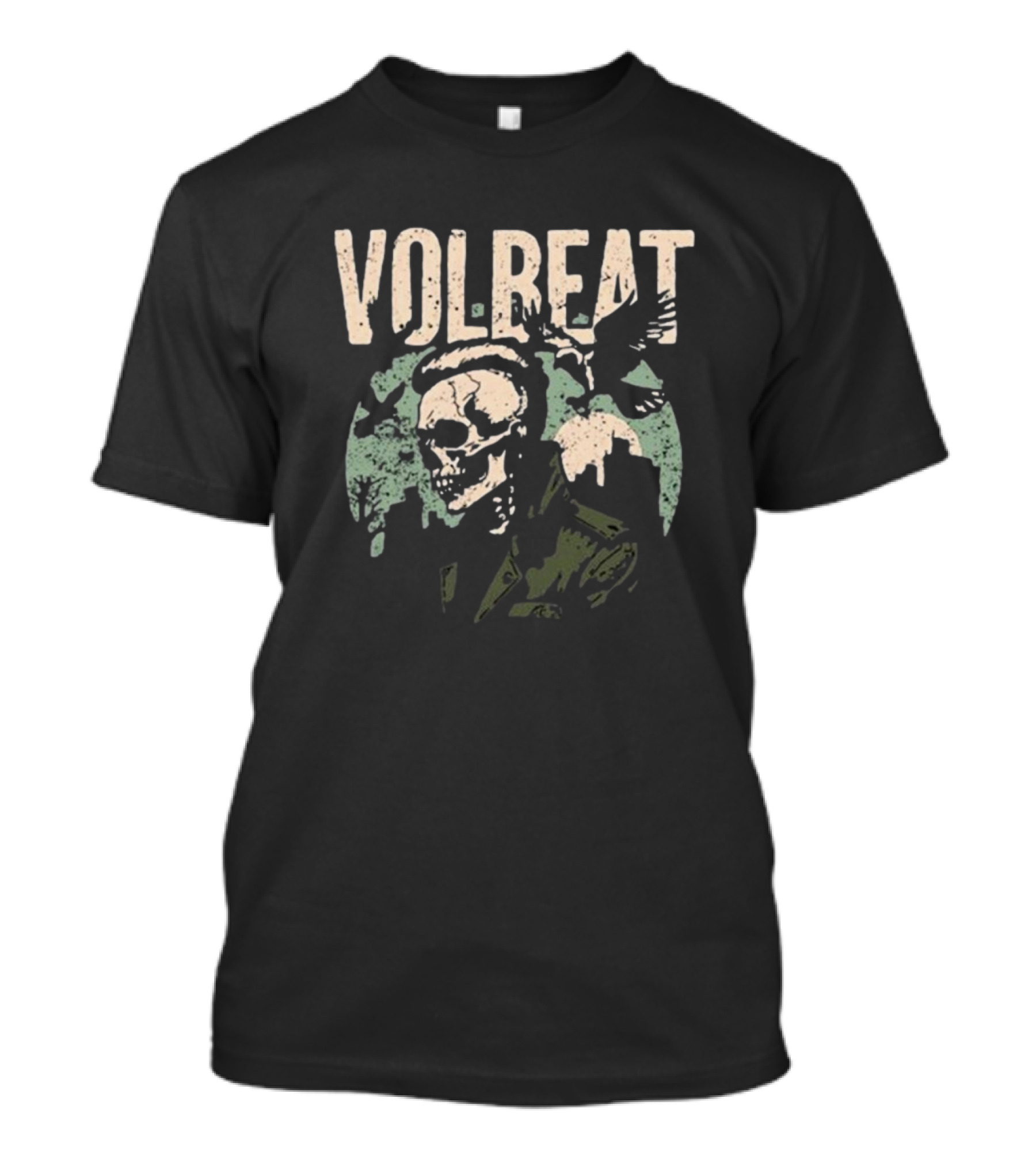 VOLBEAT Sixteen Dollars Skull With Bird T-Shirt