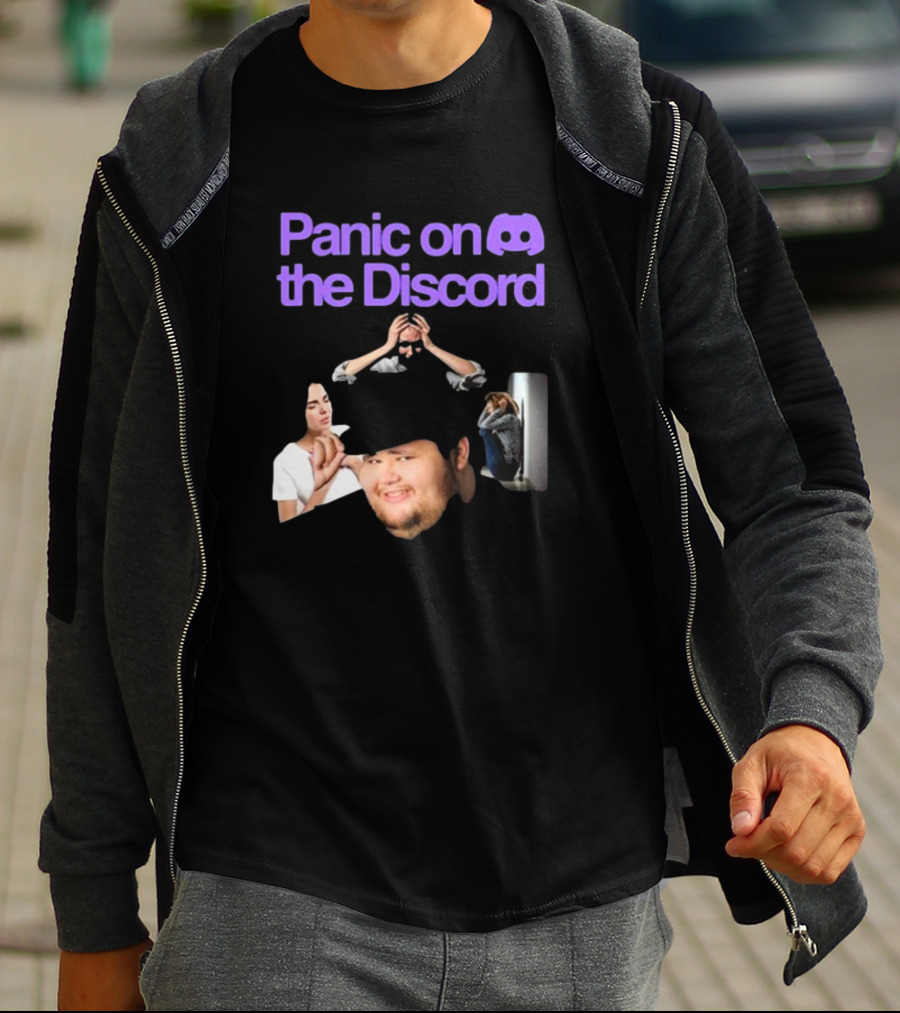 Panic On The Discord Meme Reaction Faces T-Shirt