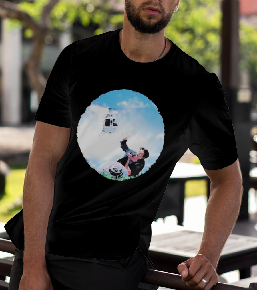 All But 6 Records Helicopter Happy Hunting T-Shirt