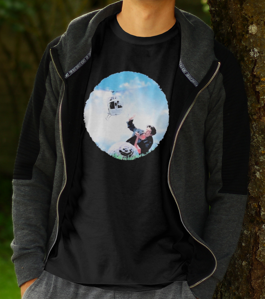 All But 6 Records Helicopter Happy Hunting T-Shirt