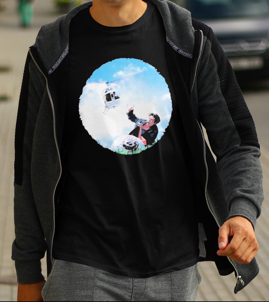 All But 6 Records Helicopter Happy Hunting T-Shirt