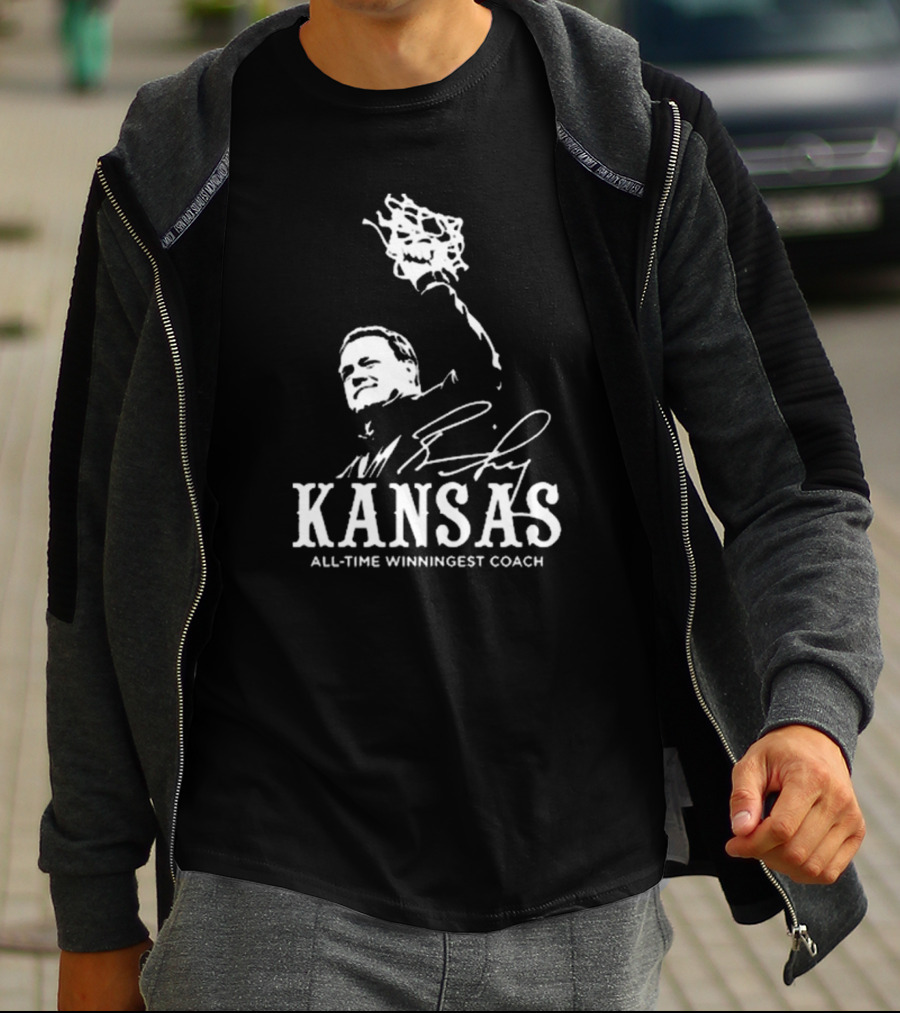 Bill Self Kansas All-Time Winningest Coach Signature T-Shirt