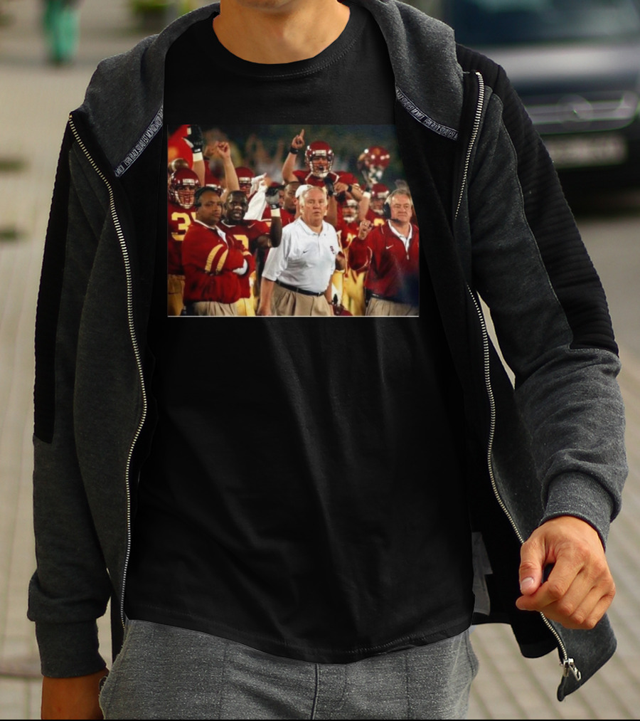 Rip Coach John Robinson Fight On Forever USC Trojans Football Team Victory Celebrations T-Shirt