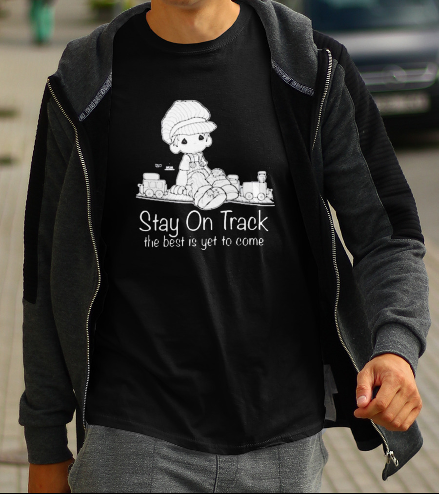 Online Ceramics Stay On Track The Best Is Yet To Come Precious Moments T-Shirt