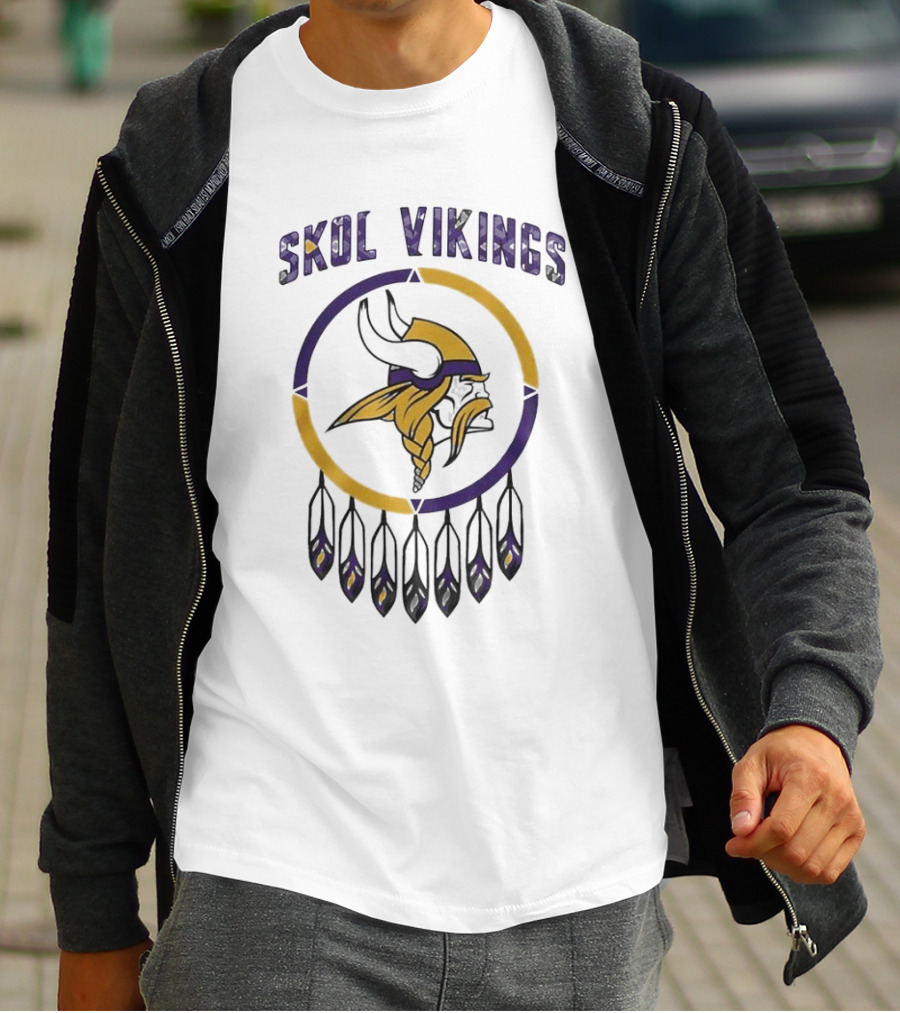 Skol Vikings Minnesota Vikings Native American Heritage Month T-Shirt