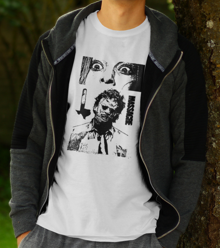 San Antonio Sharpist Texas Chainsaw Massacre Face Horror T-Shirt