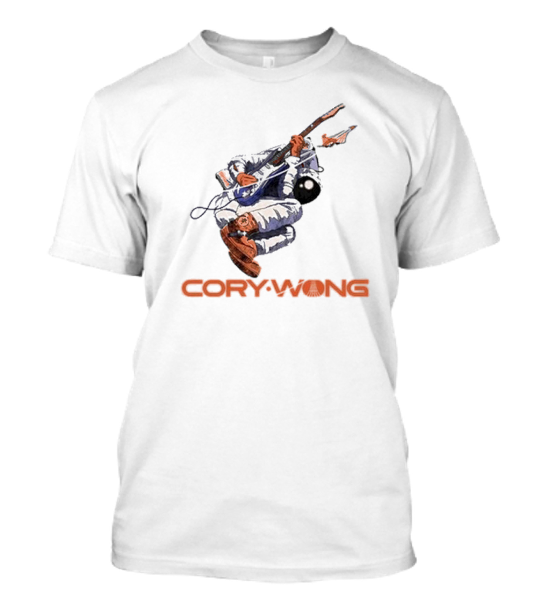 Cory Wong Astronaut Playing Guitar In Space Tour T-Shirt