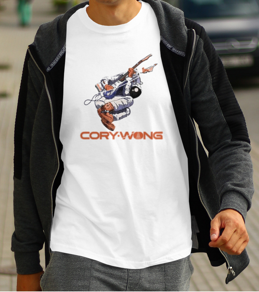 Cory Wong Astronaut Playing Guitar In Space Tour T-Shirt