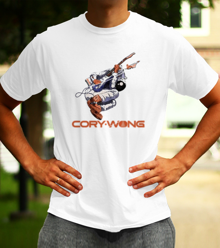 Cory Wong Astronaut Playing Guitar In Space Tour T-Shirt