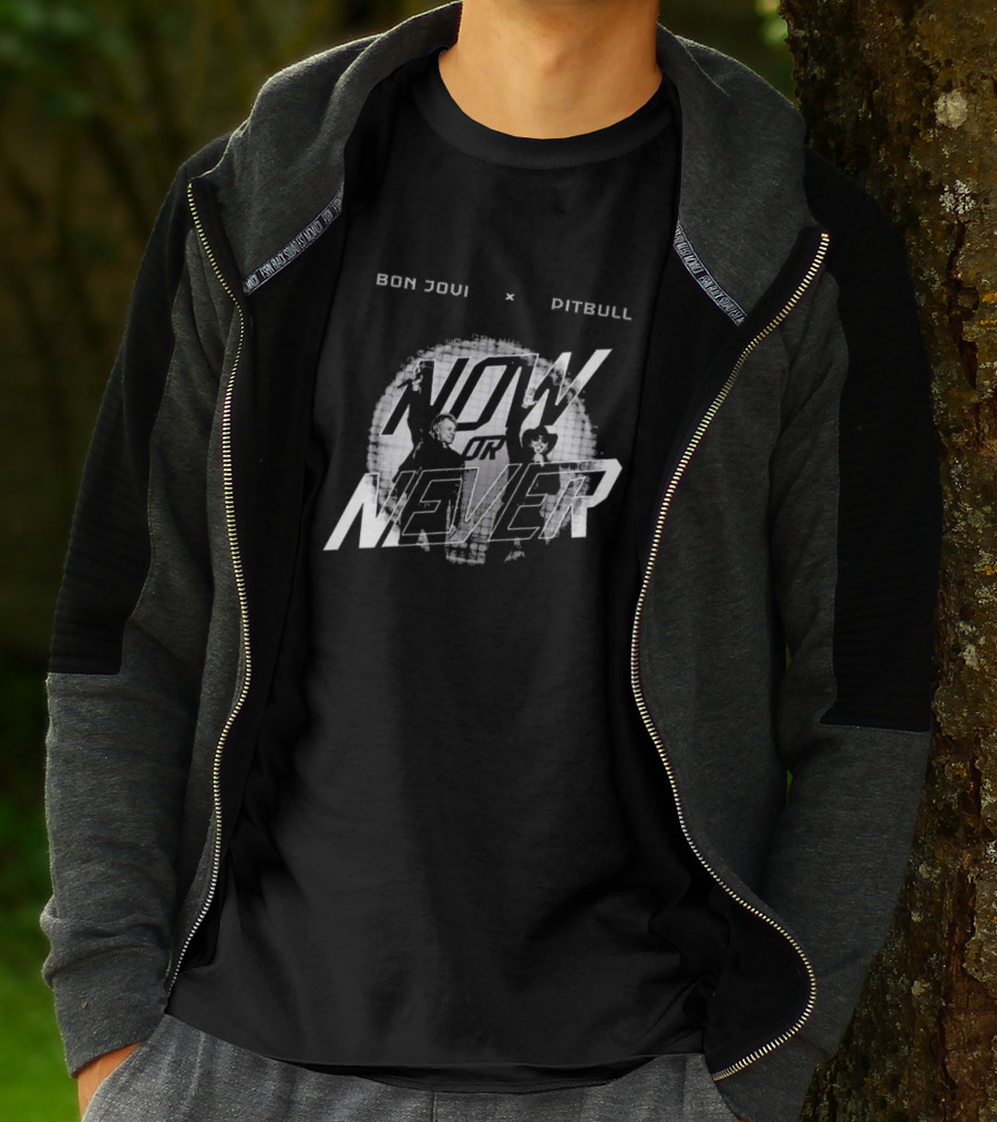 BonJovi X Pitbull Now Or Never T-Shirt
