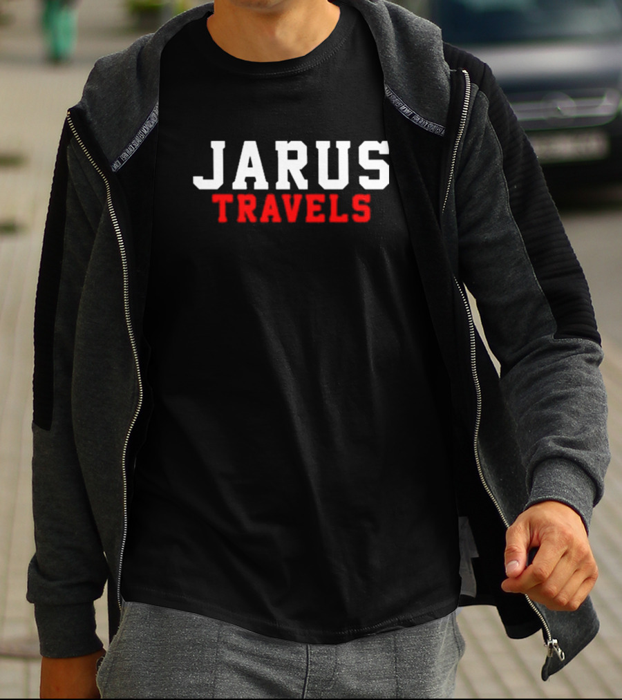 Pooja Wearing Jarus Travels T-Shirt