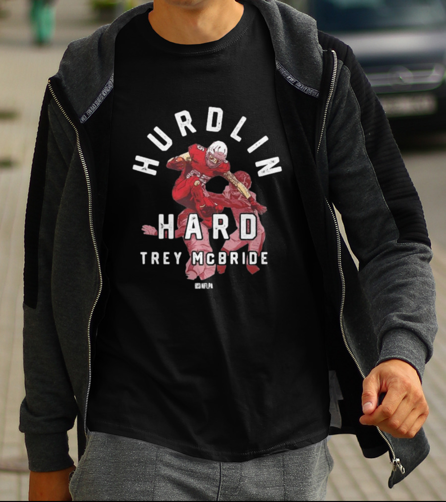 Hurdlin Hard Trey McBride NFLPA Arizona Cardinals T-Shirt
