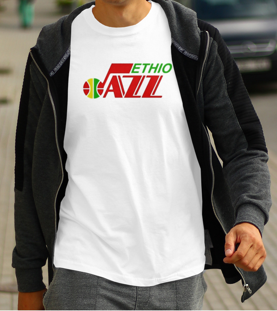 Awesome Tapes From Africa Ethio Jazz Music Basketball Note T-Shirt