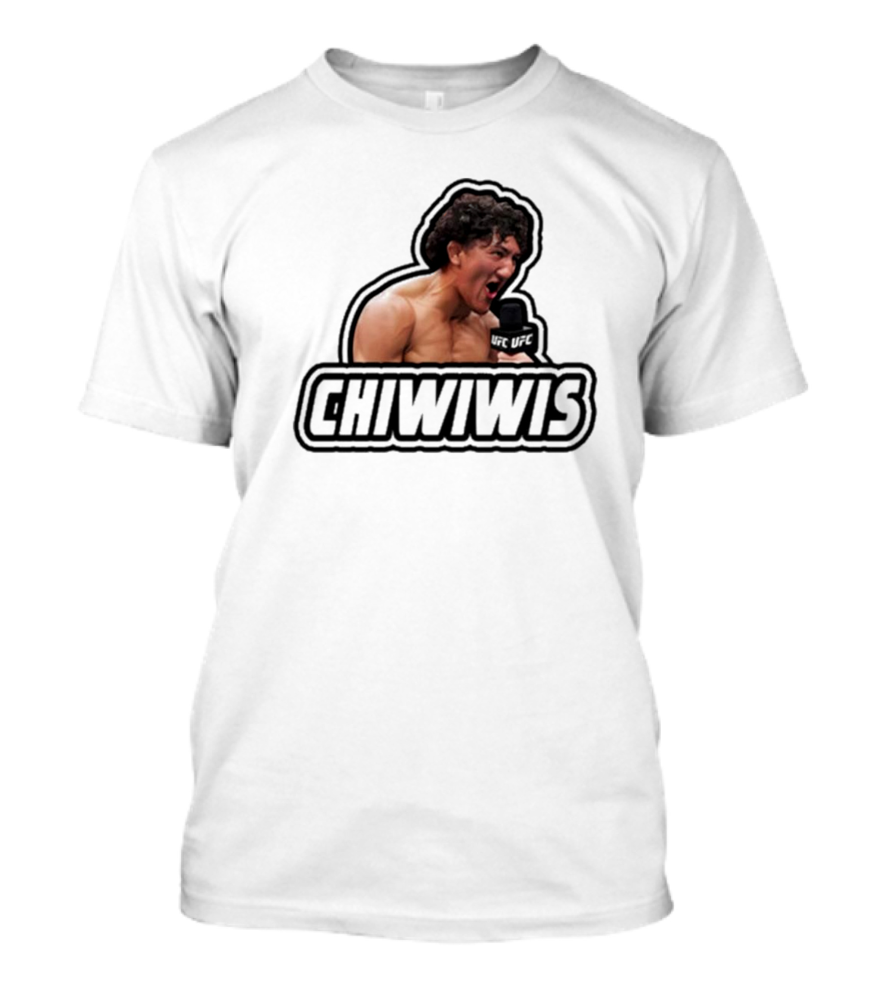 Raul Rosas Jr Chiwiwis UFC Microphone Shout T-Shirt