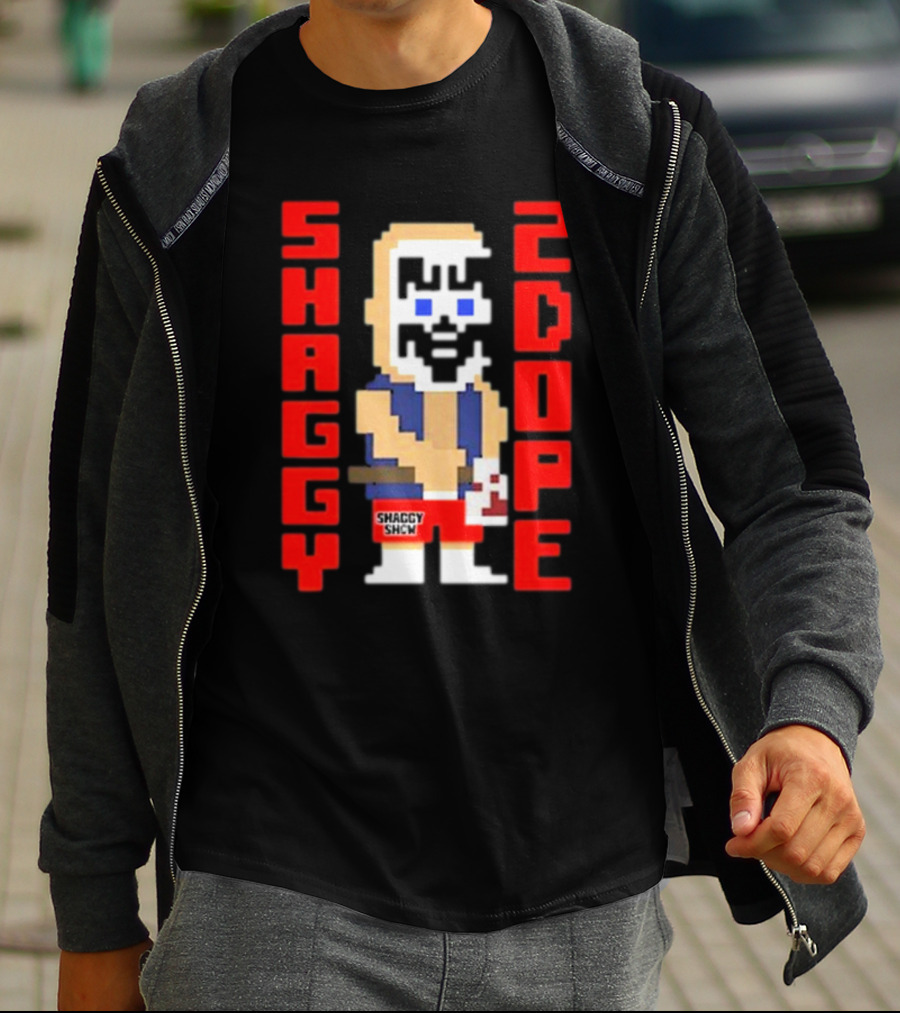 Shaggy 2 Dope Retro Pixel Art From The Shaggy Show Video-game T-Shirt