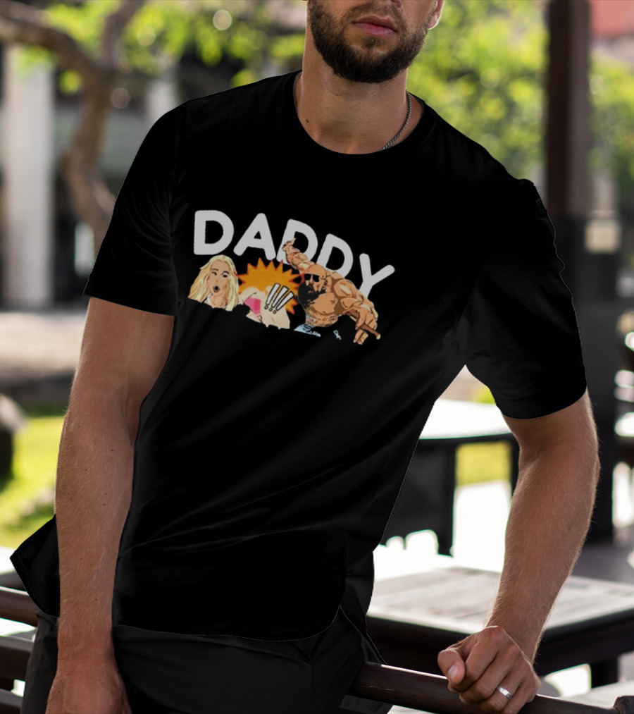 Daddy Call Me Andrew Tate Topg Punch Cartoon T-Shirt