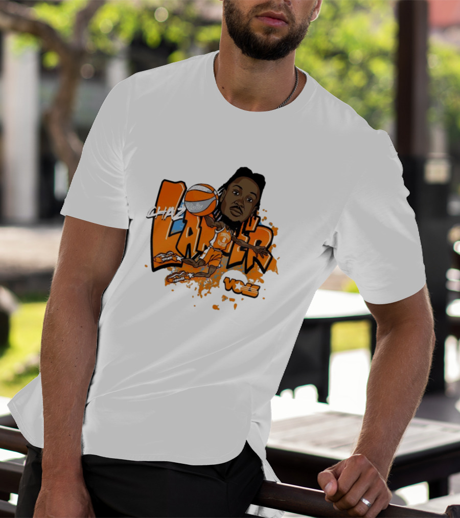 Chaz Lanier Tennessee Vols Basketball Caricature NCAA Volunteers T-Shirt