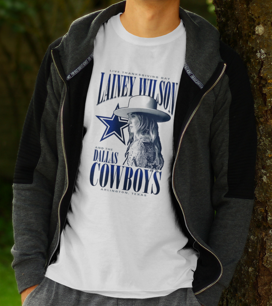 Lainey Wilson Live Thanksgiving Day With Dallas Cowboys Arlington Texas T-Shirt