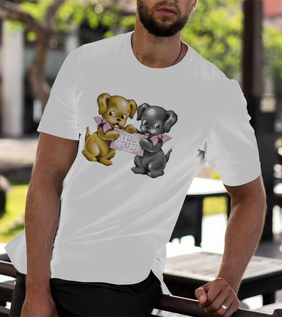Tde Forever The Driver Era Cute Puppy Duo With Bows T-Shirt