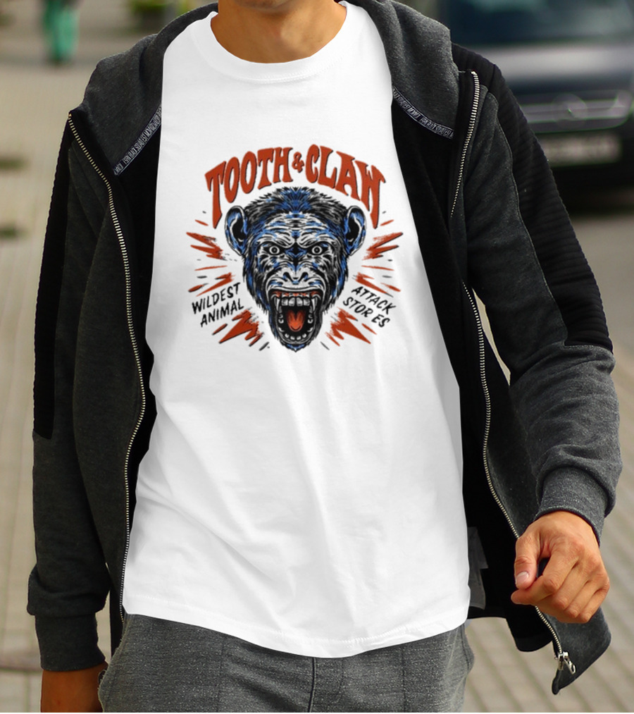 Tooth And Claw Wildest Animal Attack Stories T-Shirt