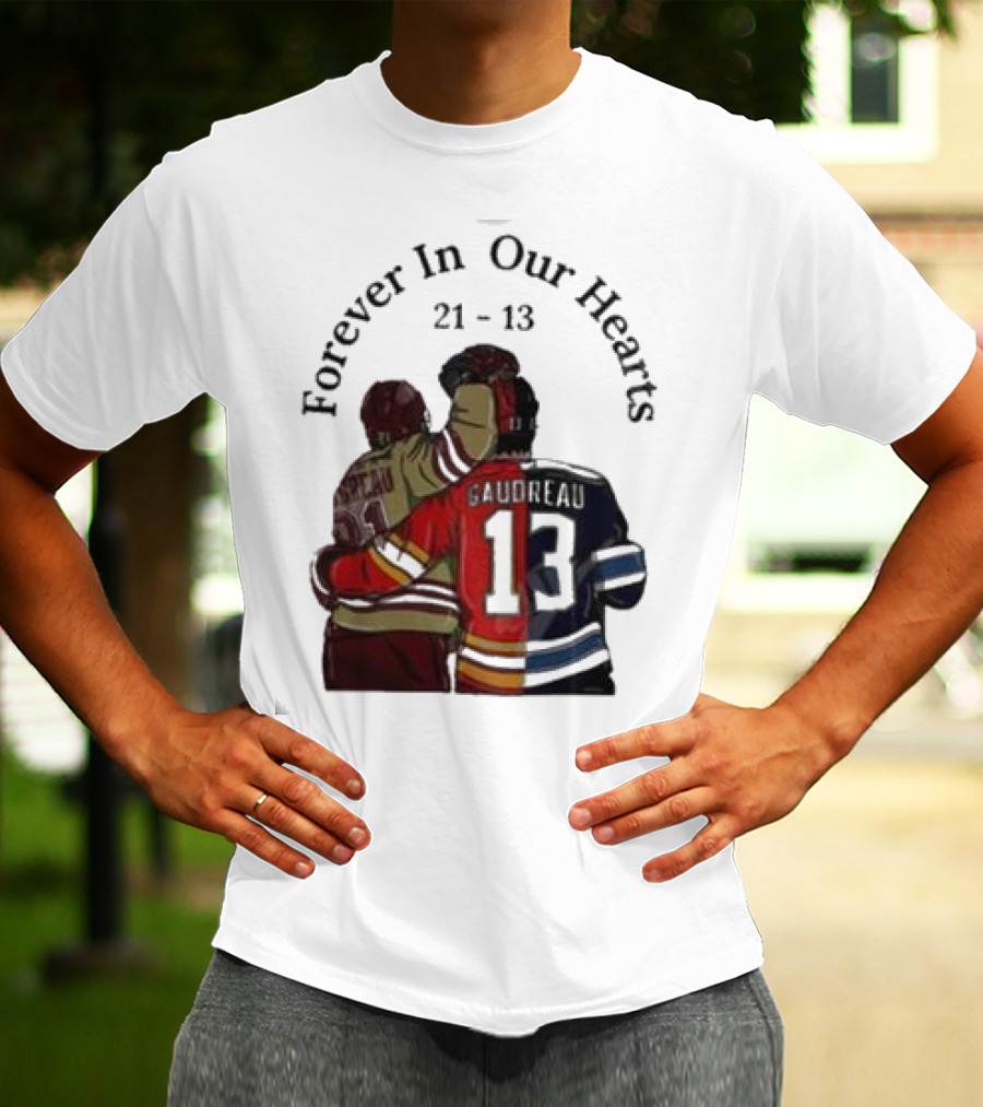 Forever In Our Hearts 21 - 13 Gaudreau T-Shirt