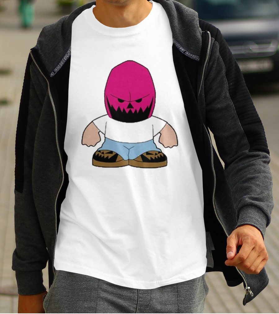 Abbitt 730 Dude Babbitt Revived Pink Mask Character T-Shirt