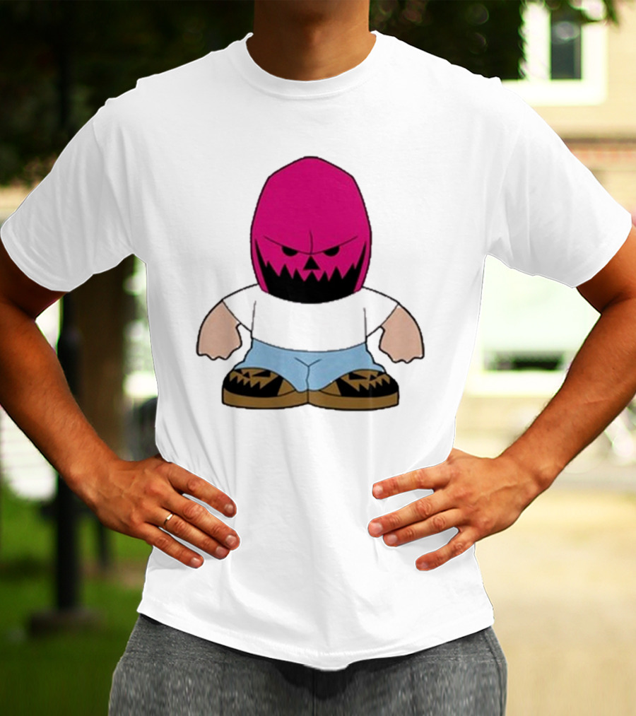 Abbitt 730 Dude Babbitt Revived Pink Mask Character T-Shirt