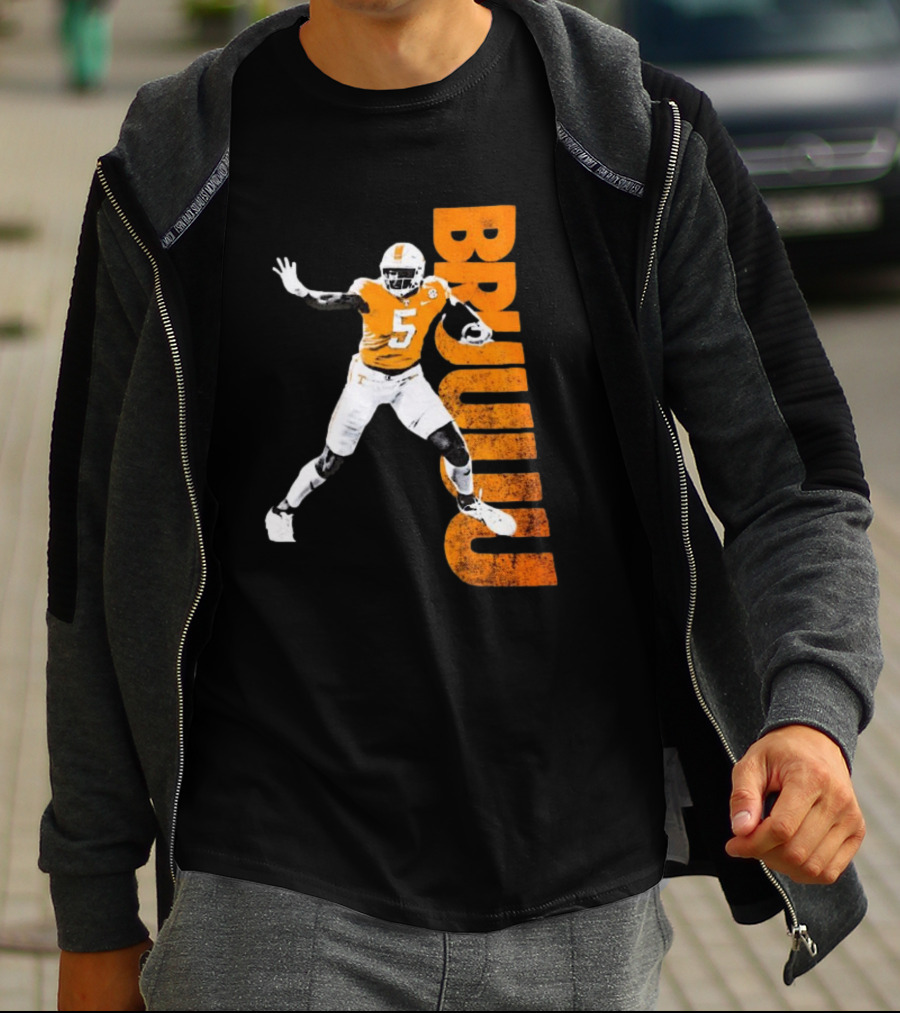 Bruuuu Tennessee Vols 5 Bru Mccoy NCAA Football Iconic T-Shirt