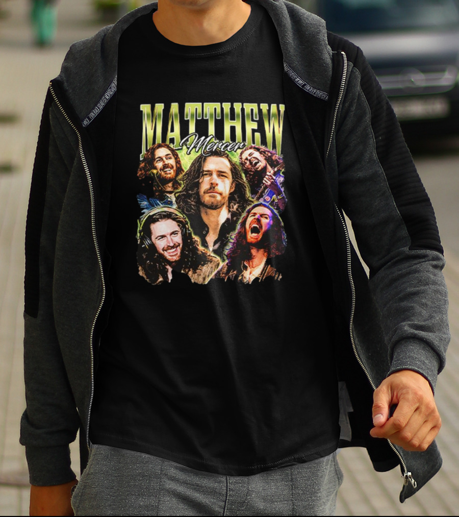 Matthew Mercer Collage Compilation T-Shirt