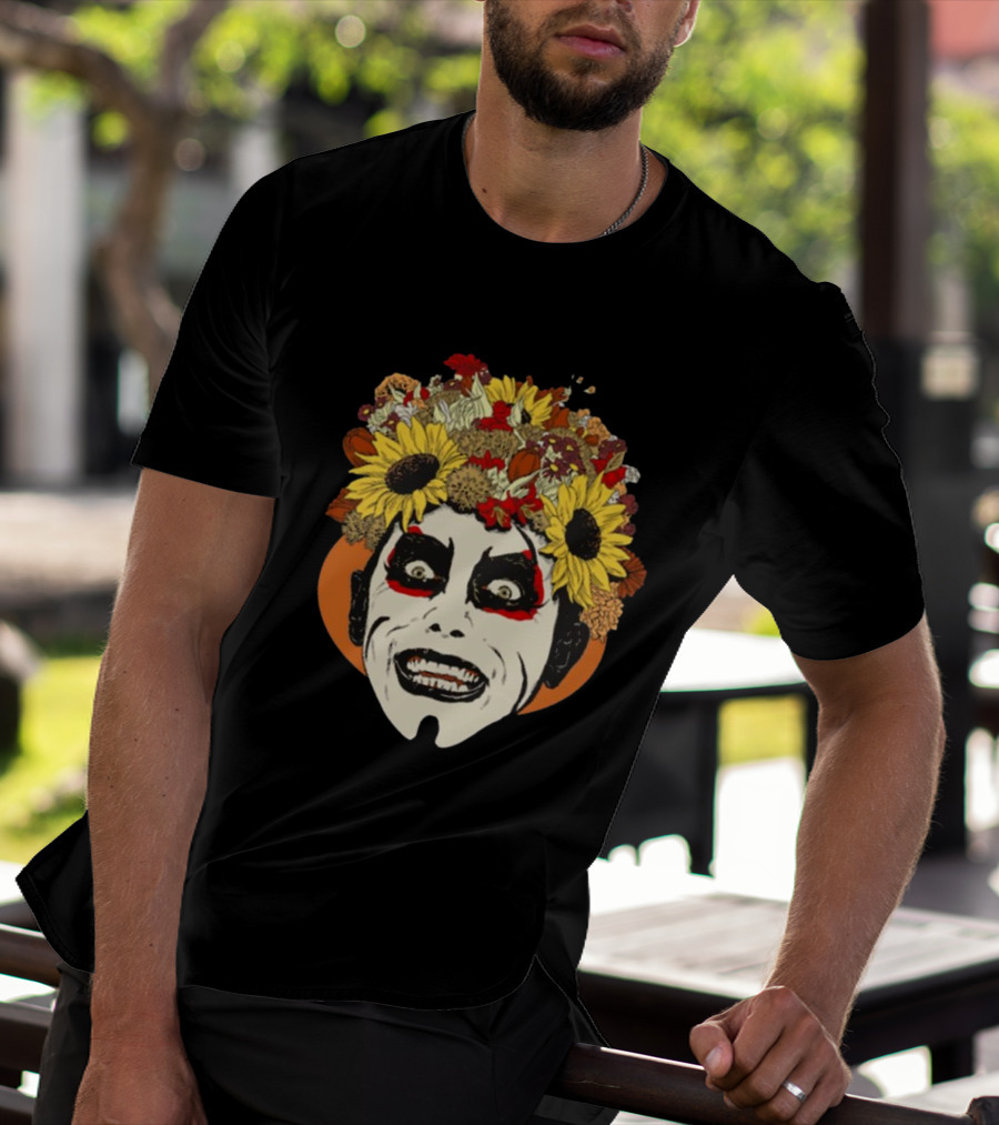 Danhausen Fallhausen Sunflower Face Paint WWE Wrestling T-Shirt