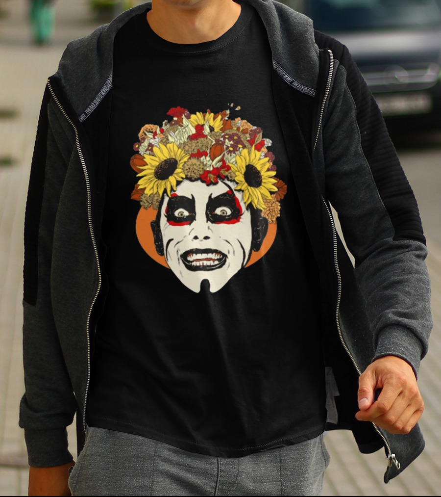 Danhausen Fallhausen Sunflower Face Paint WWE Wrestling T-Shirt