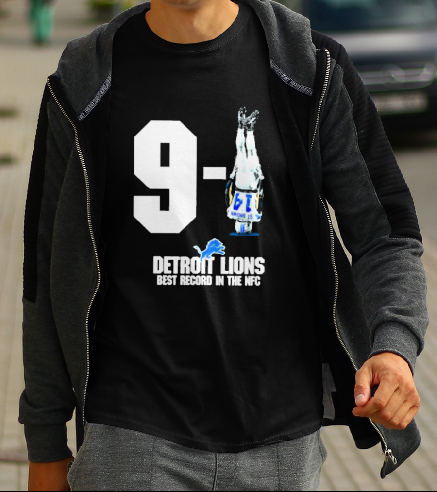 Onepride 9 1 Detroit Lions Best Record In The NFC T-Shirt