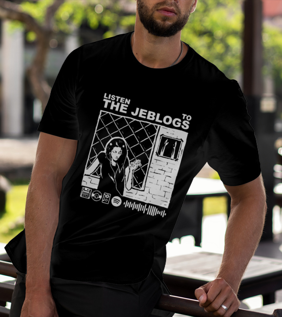 Listen To The Jeblogs Music Streaming Icons T-Shirt