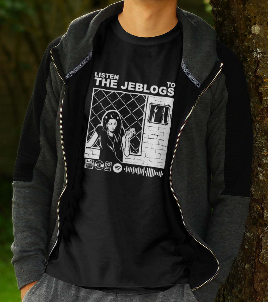 Listen To The Jeblogs Music Streaming Icons T-Shirt
