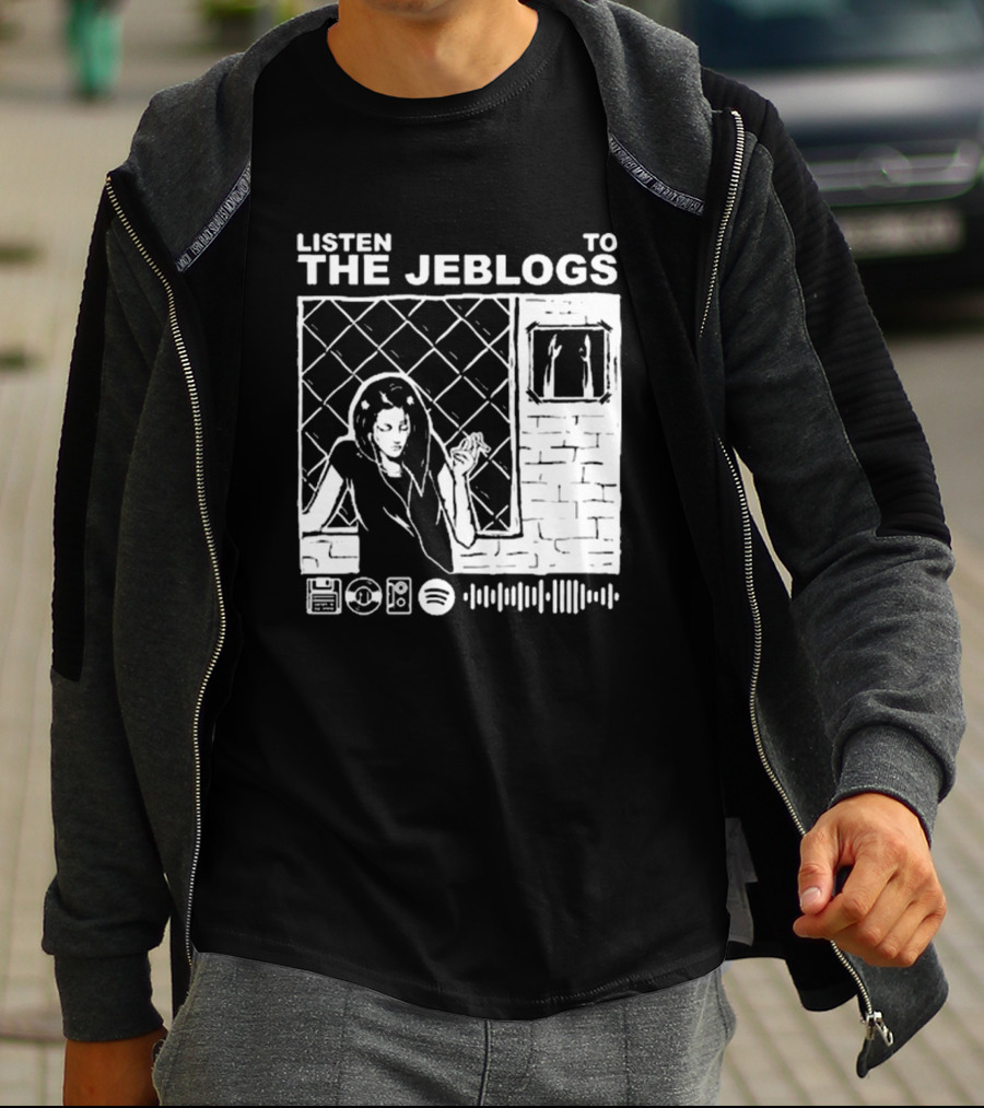 Listen To The Jeblogs Music Streaming Icons T-Shirt