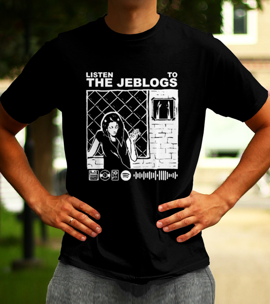 Listen To The Jeblogs Music Streaming Icons T-Shirt