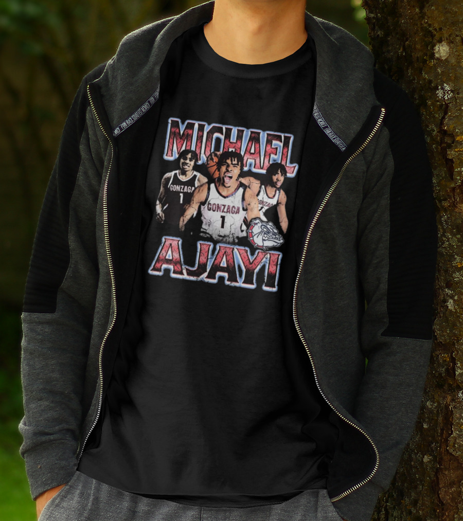 Michael Ajayi Gonzaga Bulldogs Basketball 90s T-Shirt