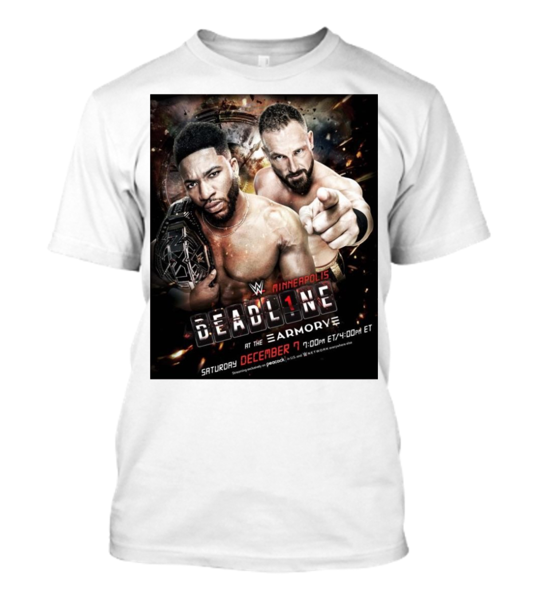 WWE NXT Deadline At The Armory Minneapolis Saturday December 7 7:00 PM ET / 4:00 PM ET T-Shirt