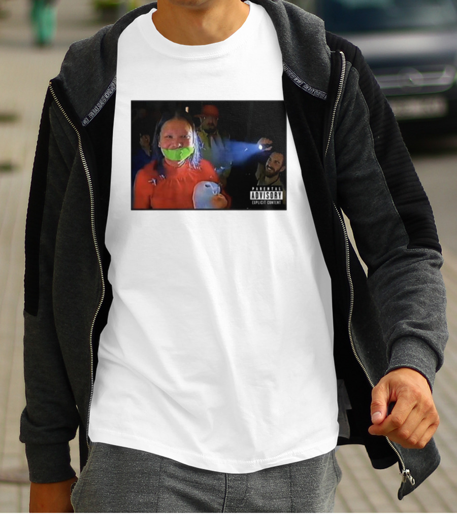 Trishabriellee Fishtank Parental Advisory Explicit Content T-Shirt