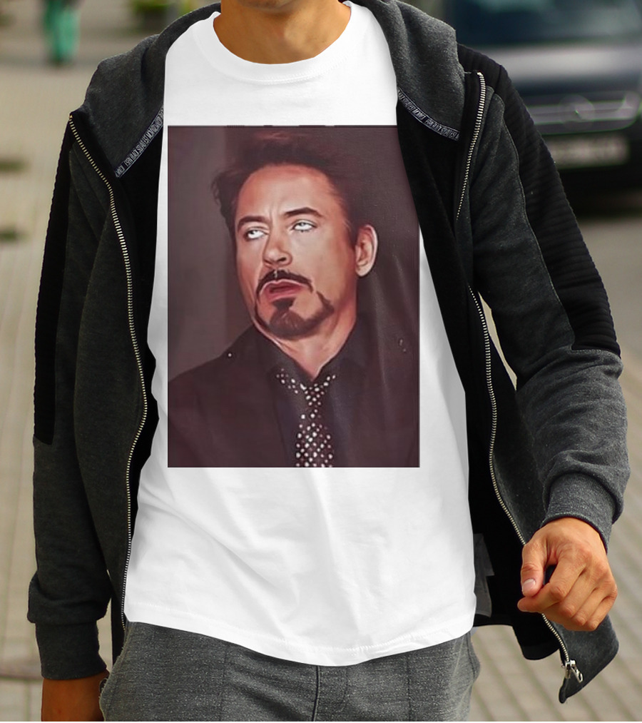 The RDJ Eye Roll Meme Face T-Shirt