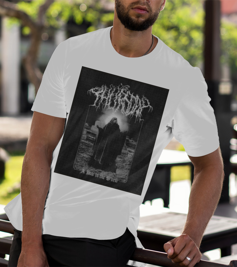Thursday A Hole In The World Mysterious Cloaked Figure In Cemetery T-Shirt