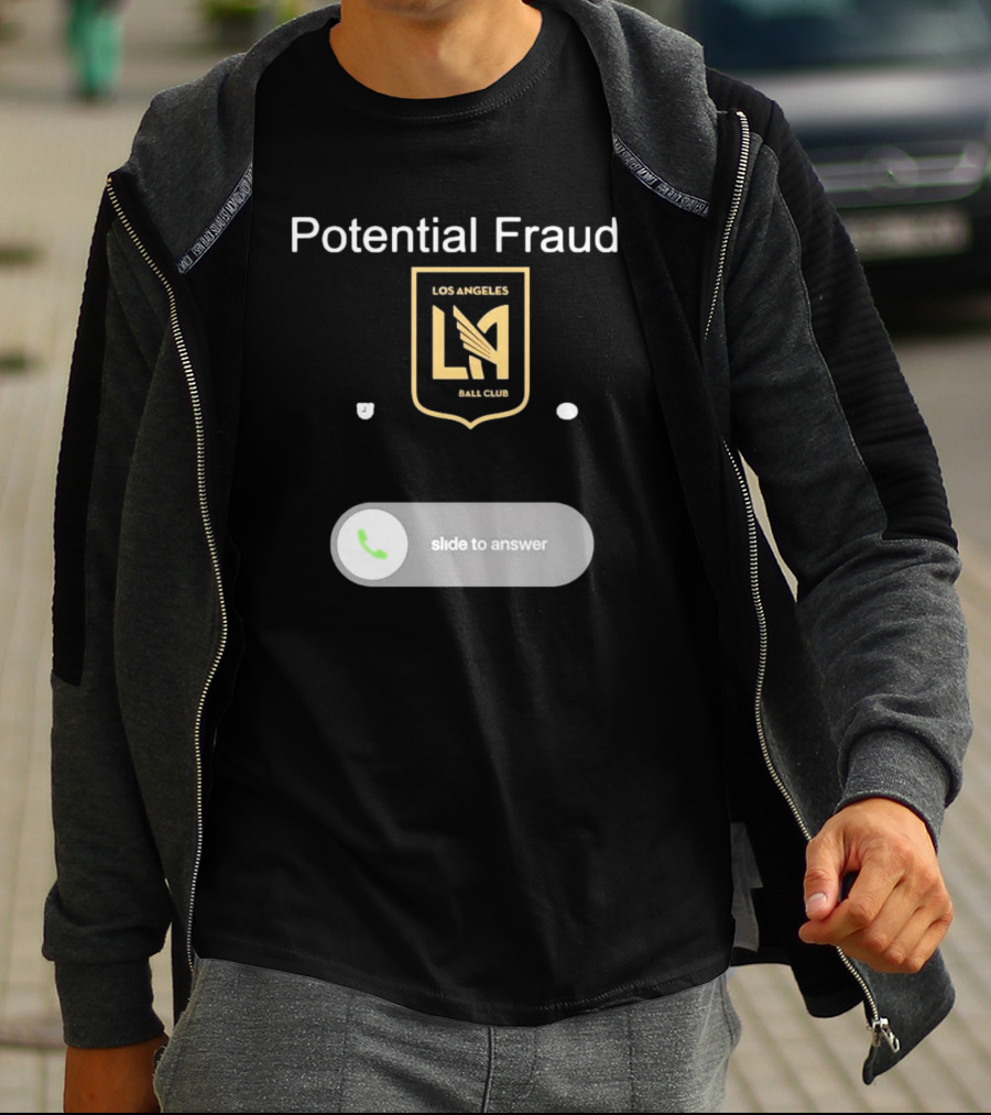 Potential Fraud Los Angeles Ball Club Slide To Answer T-Shirt