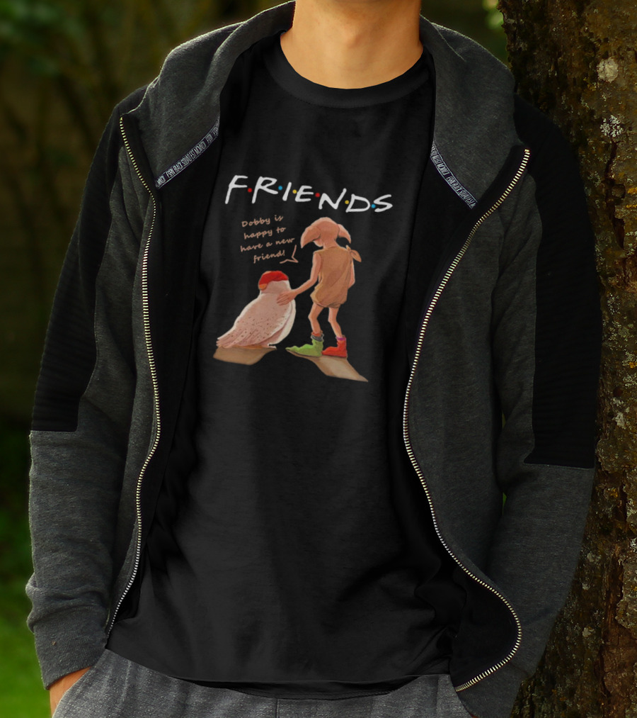 FRIENDS Dobby Is Happy To Have A New Friend Owl T-Shirt
